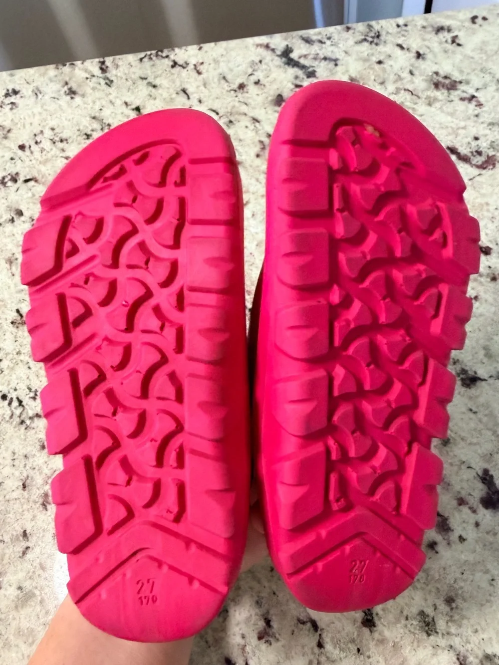Birkenstock Kids Pink EVA Two-Strap Sandals with Heel Strap